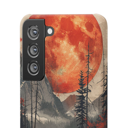 Celestial Glow Over Reflective Landscape Samsung S21 - Slim Phone Case