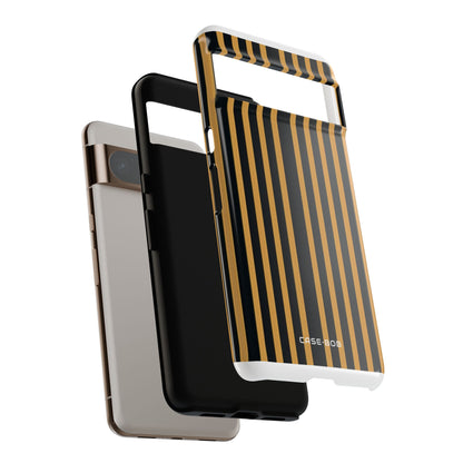 Golden Stripes Google Pixel 8 Pro Case - Tough