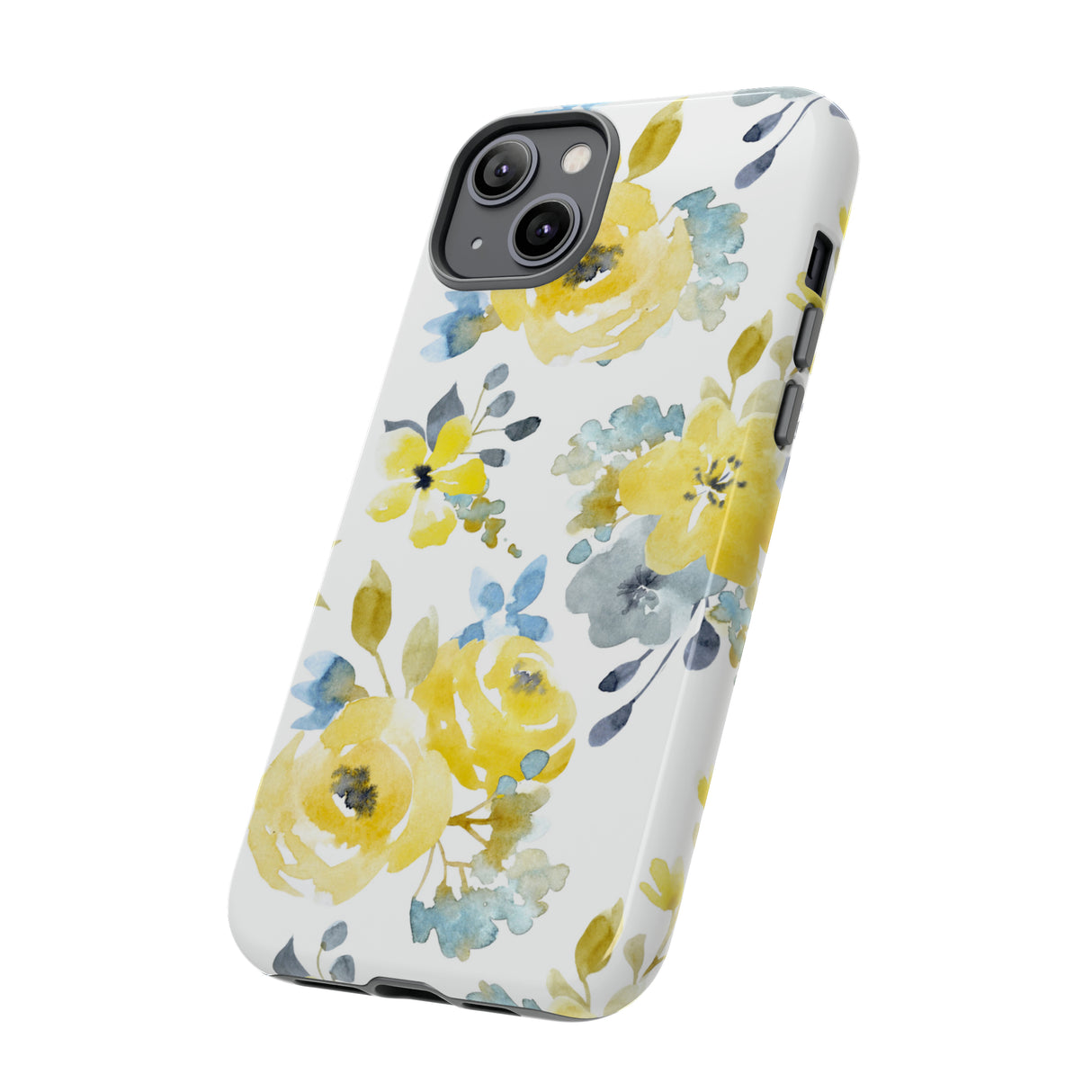 Yellow Floral - Protective Phone Case