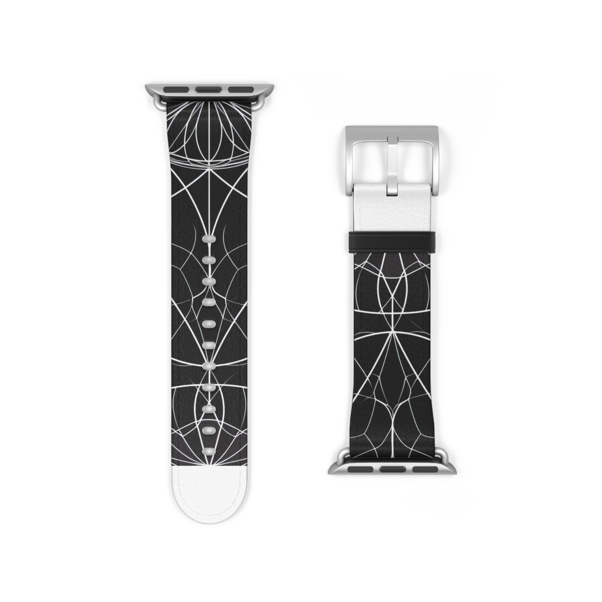 White Mandala Radiance - Watch Band