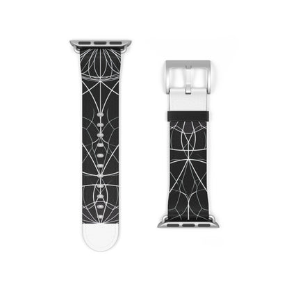 White Mandala Radiance - Watch Band