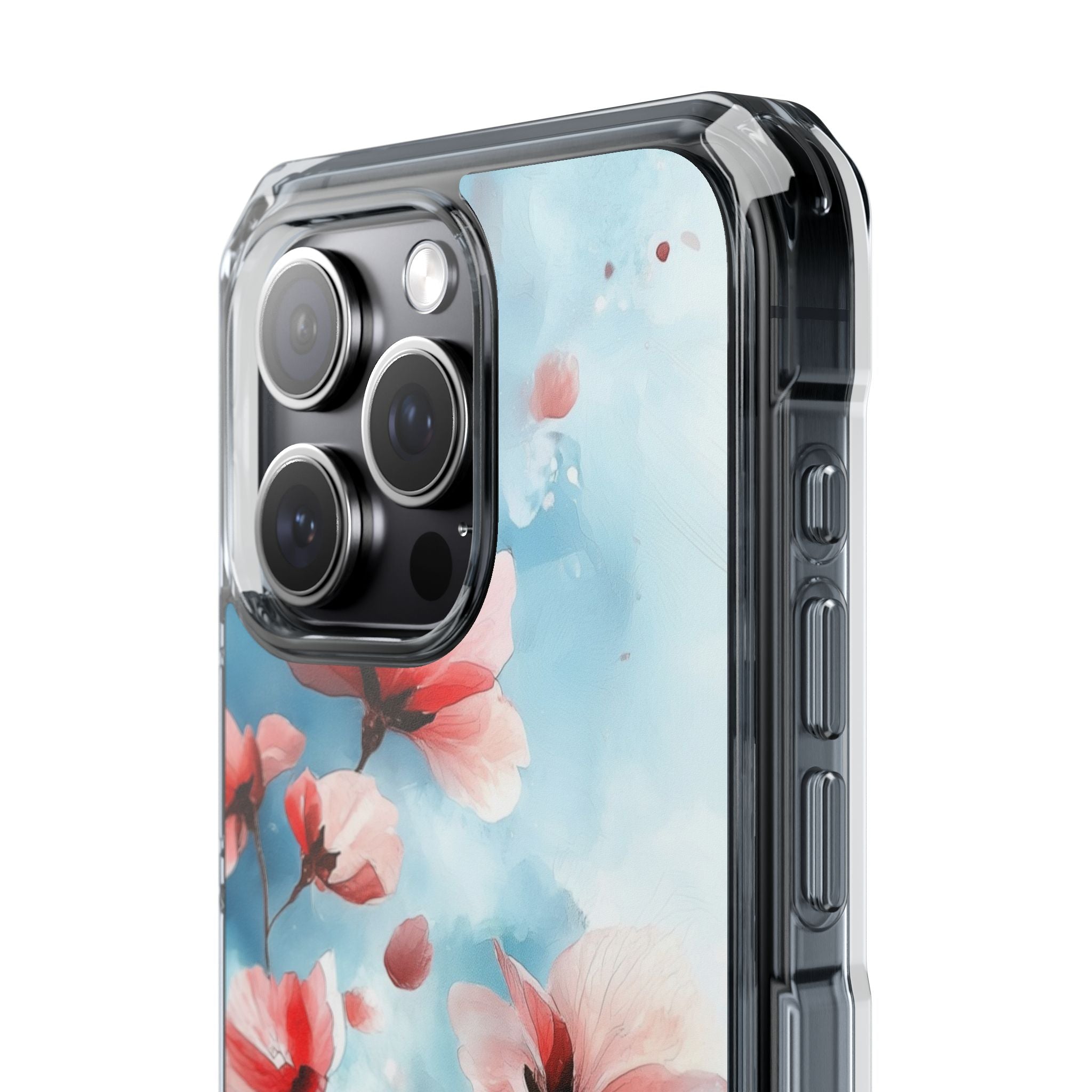 Pink Blossom Drift iPhone 15 Pro Max Case - Impact
