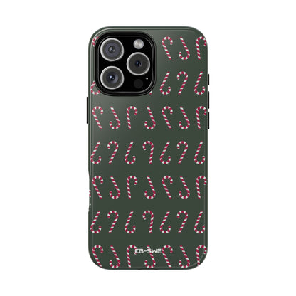Candy Canes Aligned - iPhone Case