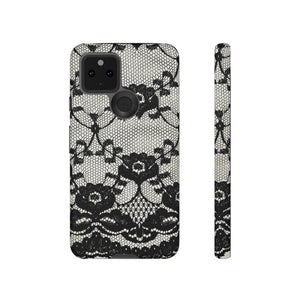 Lilrunge Gothic Flower - Protective Phone Case