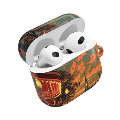 Crimson Classic Glow - AirPods Case
