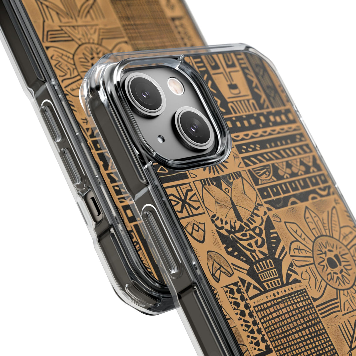 Ancient Ethnic Tapestry - Phone Case for iPhone (Clear Impact - Magnetic)