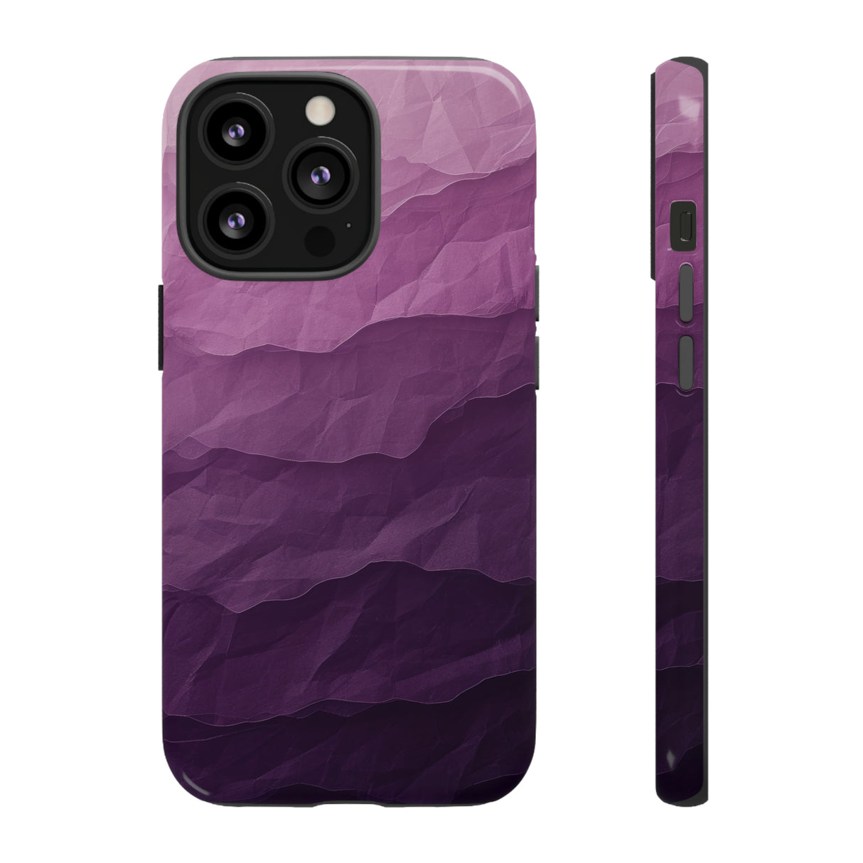 Lilac to Plum Gradient - Protective Phone Case