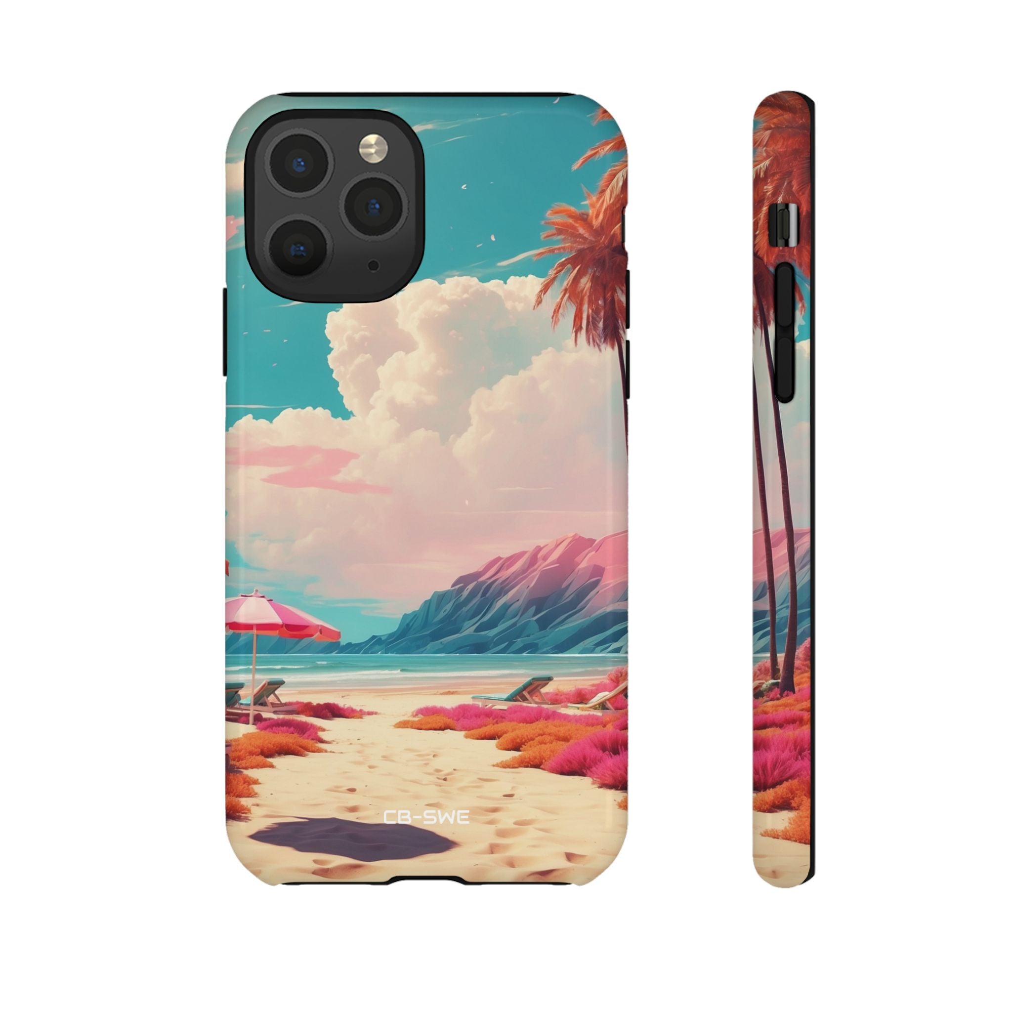 Vibrant Umbrellas Stand - iPhone Case