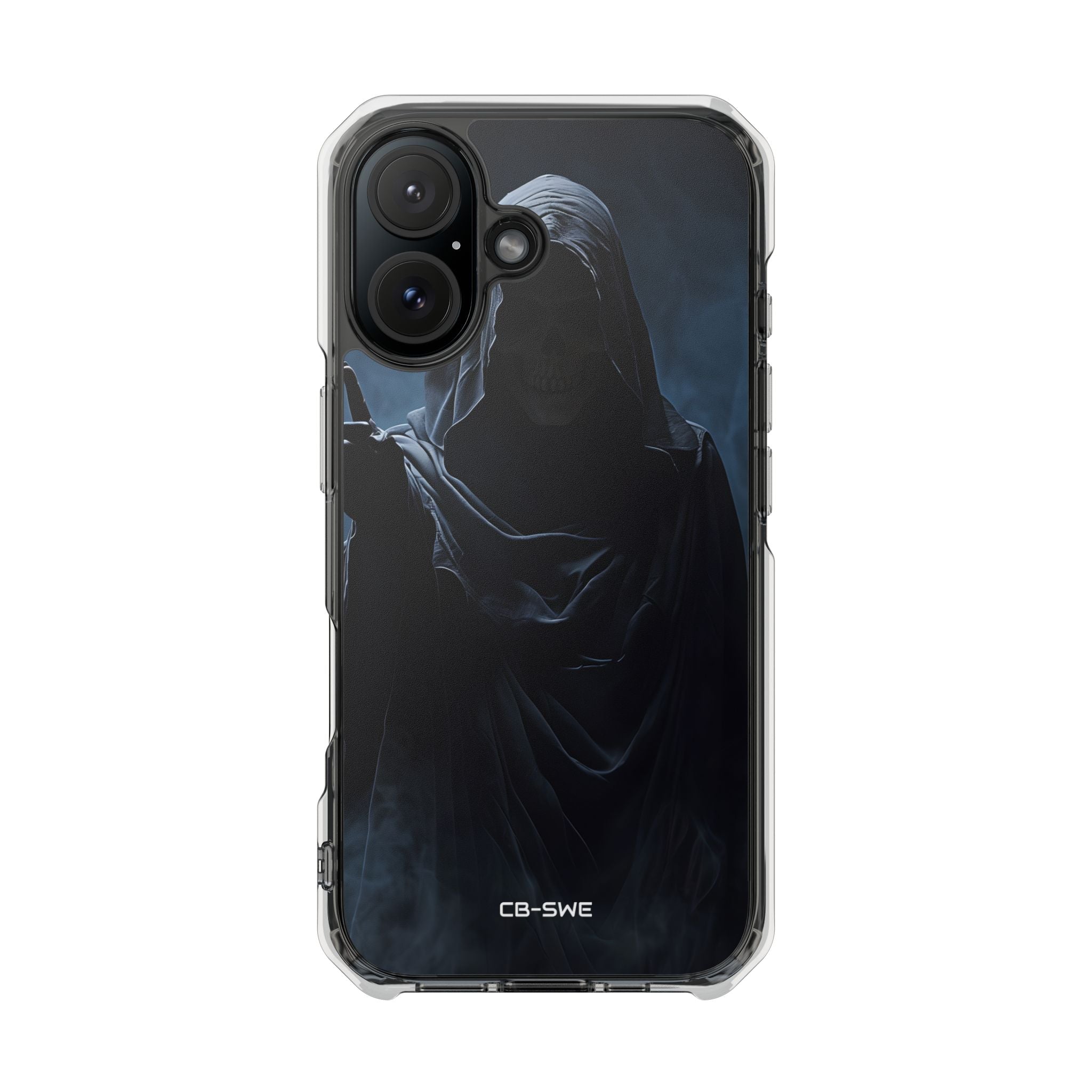 Spectral Guardian Warning iPhone Case - Impact