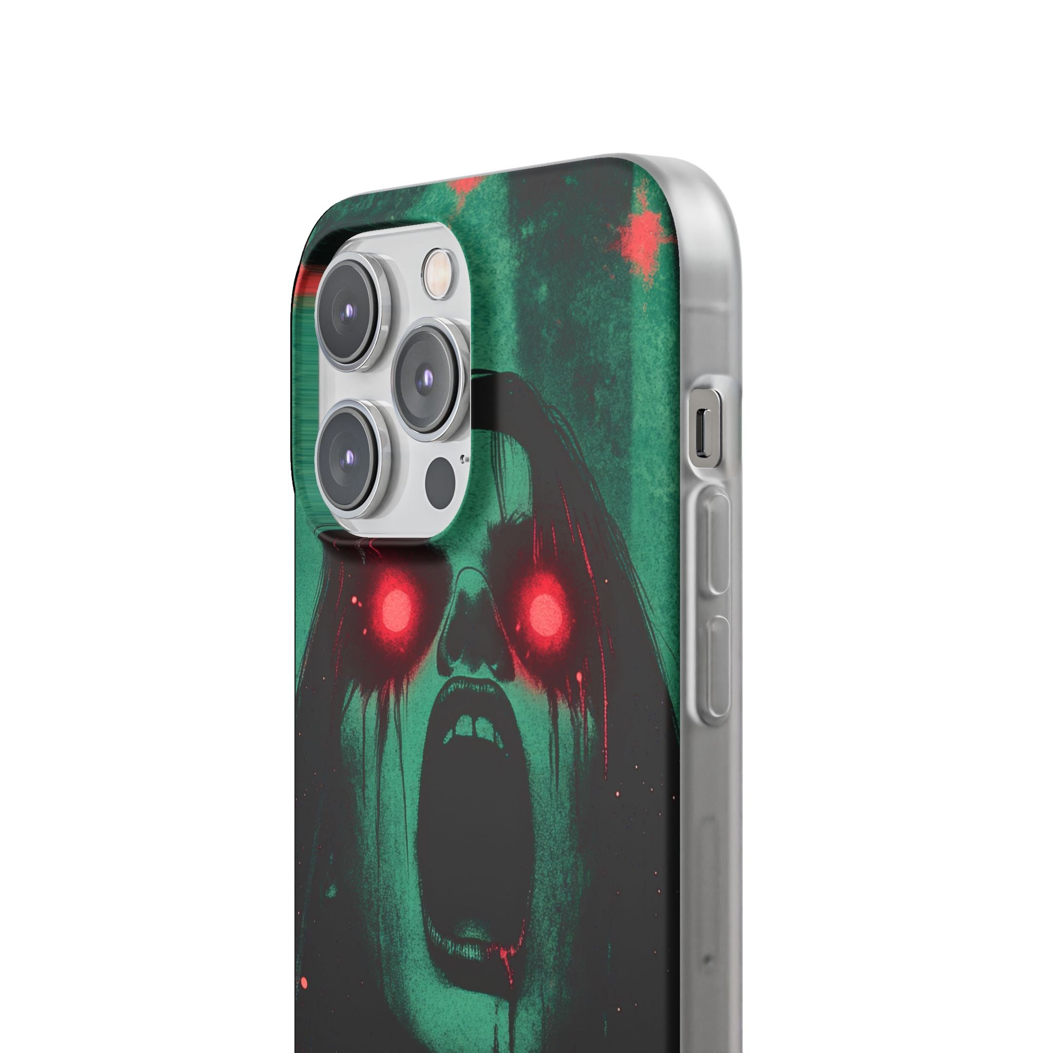 Haunting Glow of Gothic Eyes iPhone 14 - Flexi Phone Case