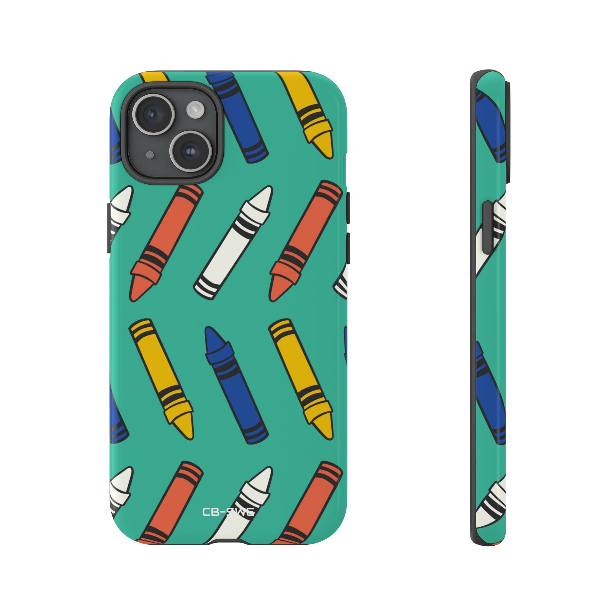 Crayons Dance Playfully - iPhone Case