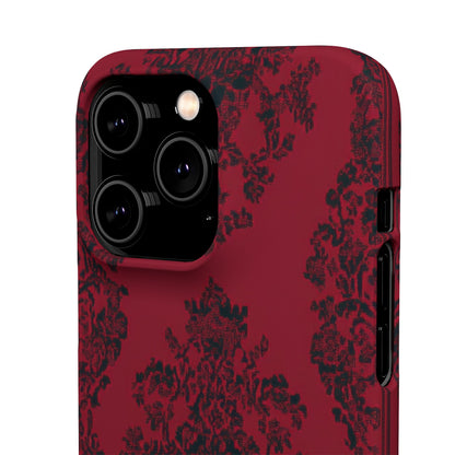 Gothic Crimson Elegance iPhone 14 - Slim Phone Case