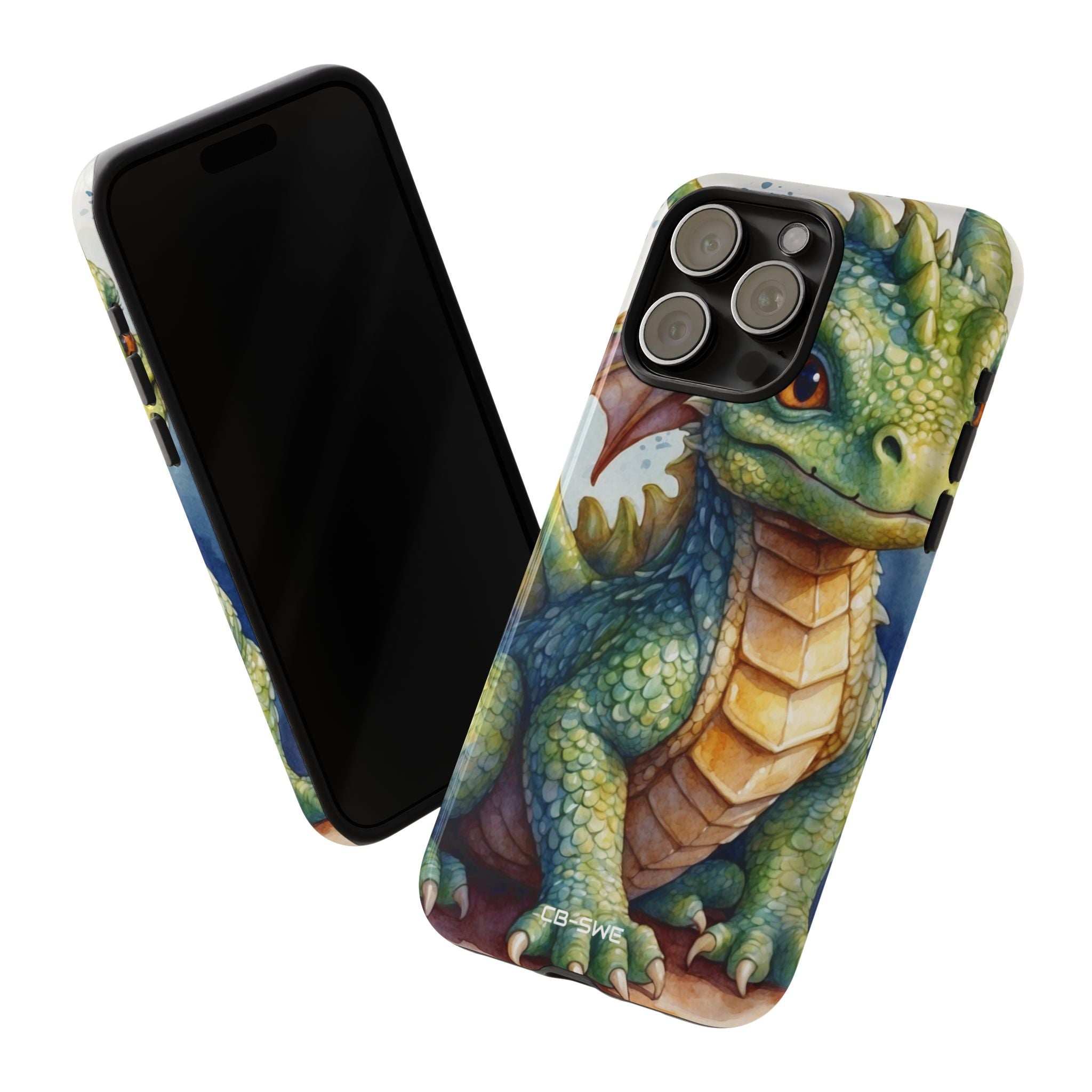 Green Dragon Smiles - iPhone Case
