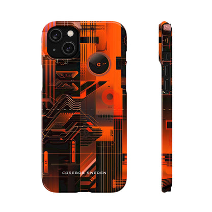 Gradient Circuitburst iPhone 14 - Slim Phone Case