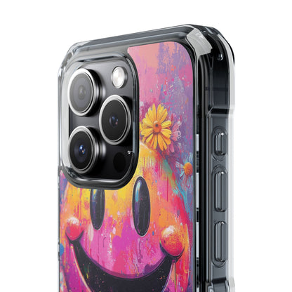 Joyful Smile Blooms iPhone Case - Impact