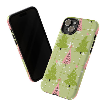 Whimsical Trees Dance - iPhone Case