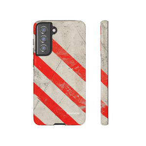 Crimson Line Minimalism - Protective Phone Case