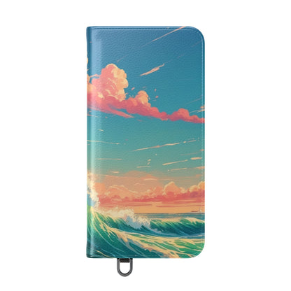 Sunset Wave - Samsung S25+ Case - Lompakko