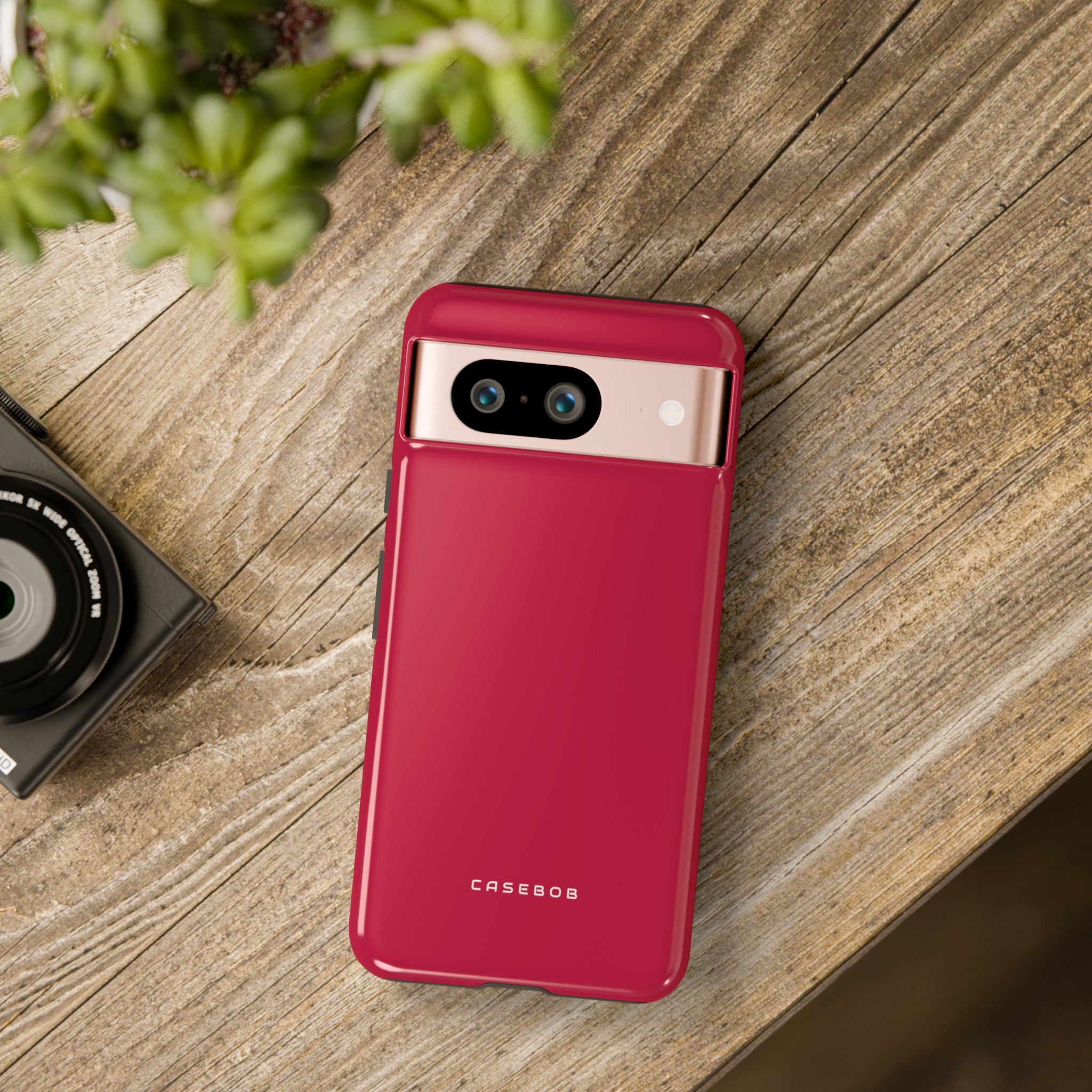 Bright Maroon - Protective Phone Case