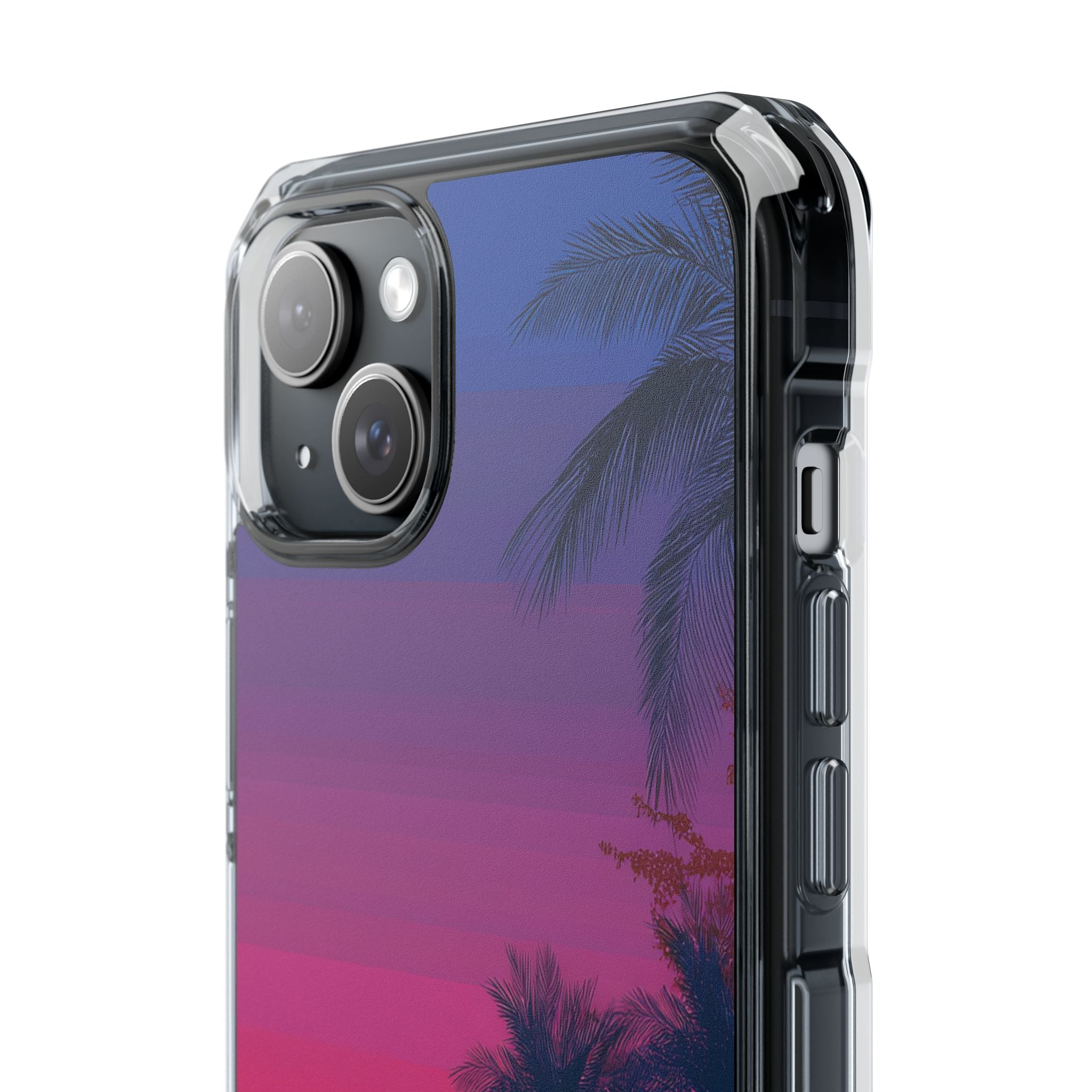 Tropical Sunset Silhouettes iPhone Case - Impact