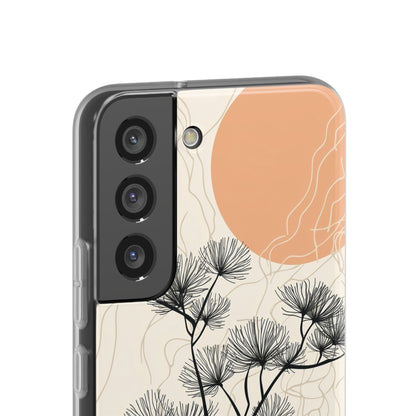 Spiky Tree Sunset Samsung S22 - Soft