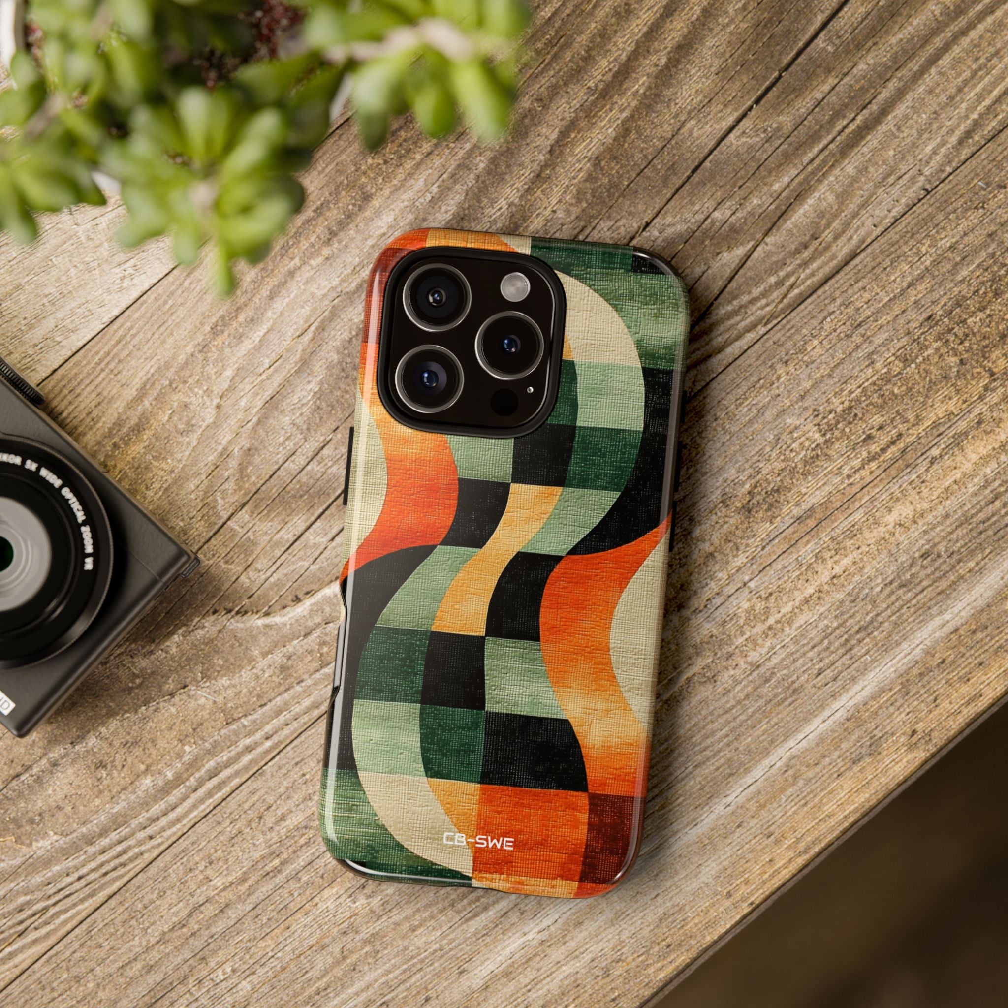 Curves Embrace Rhythm - iPhone Case