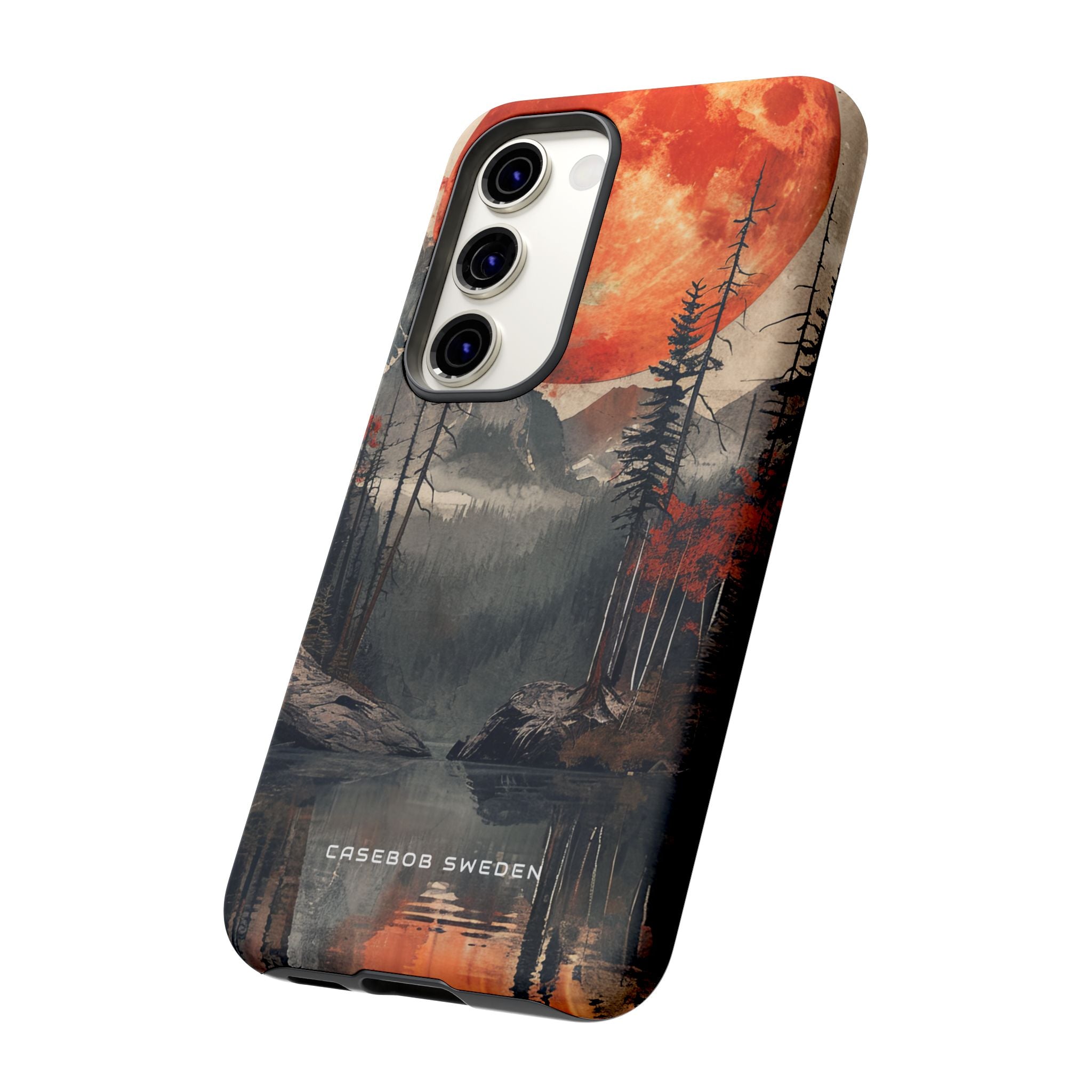 Celestial Glow Over Reflective Landscape Samsung S23 - Tough Phone Case