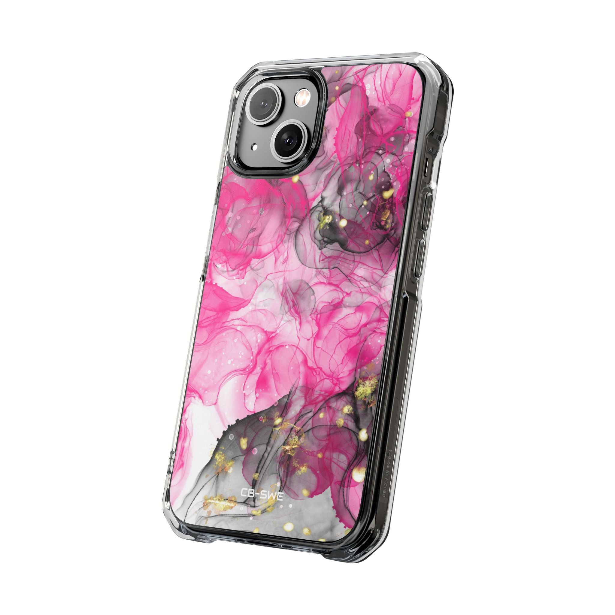 Vibrant Pink Swirls iPhone Case - Impact