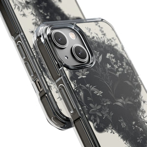 Botanical Silhouette Essence – Handyhülle für iPhone (Clear Impact – Magnetisch)