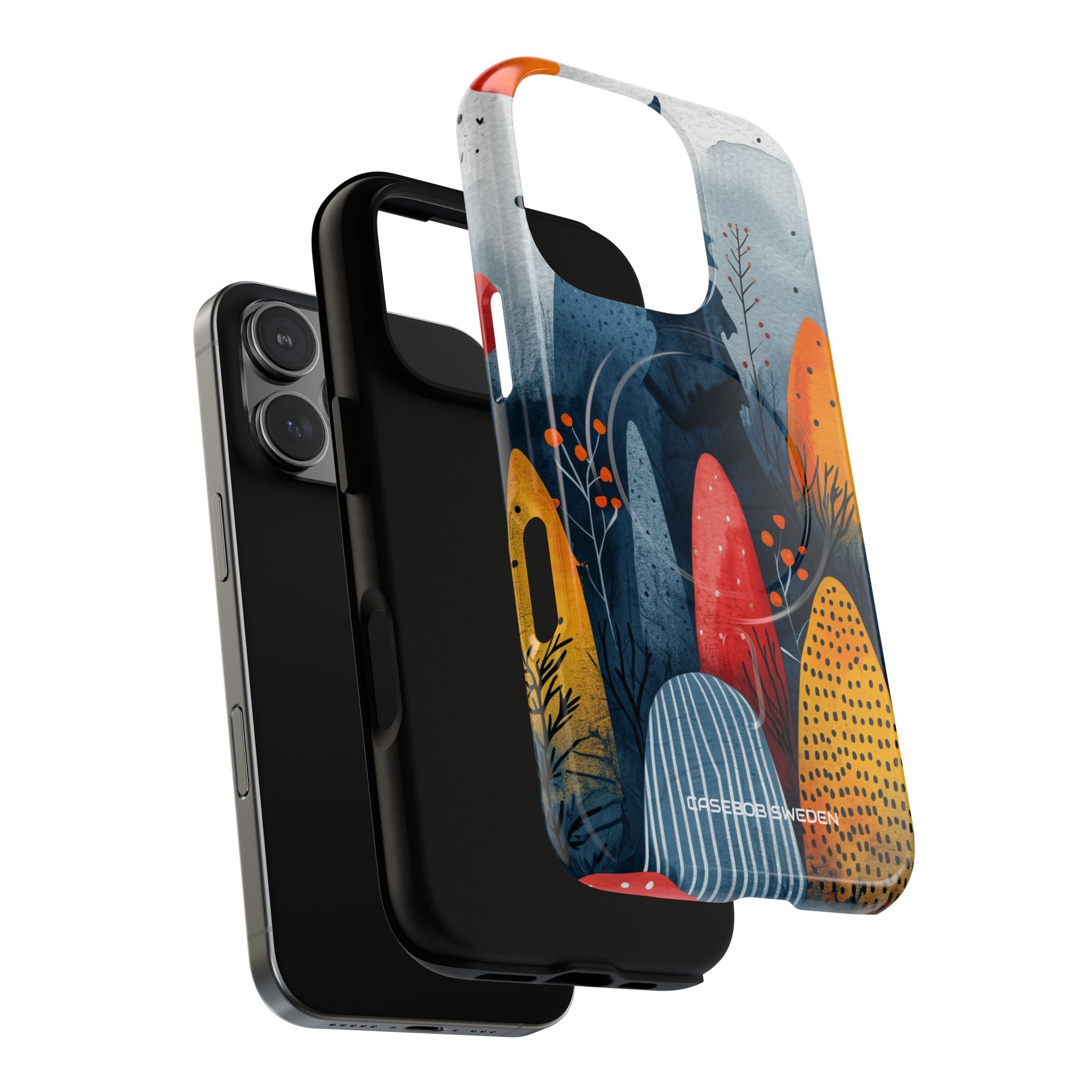 Whimsical Nature - Tough + MagSafe® iPhone 16 Phone Case