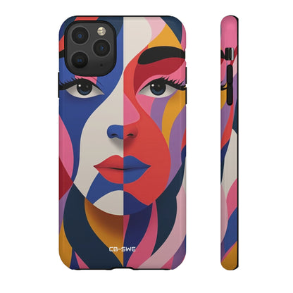 Color Swirls Embrace - iPhone Case
