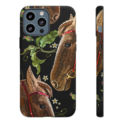 Horse Drawing - Protective Phone Case