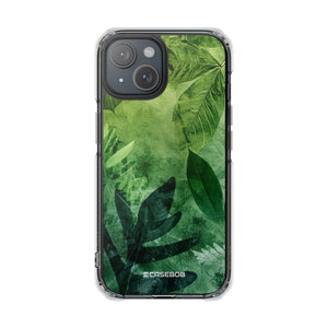 Pantone Greene Design | Handyhülle für iPhone (Clear Impact Case – magnetisch) 