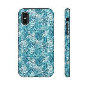 Spring Blue Leaf - Protective Phone Case