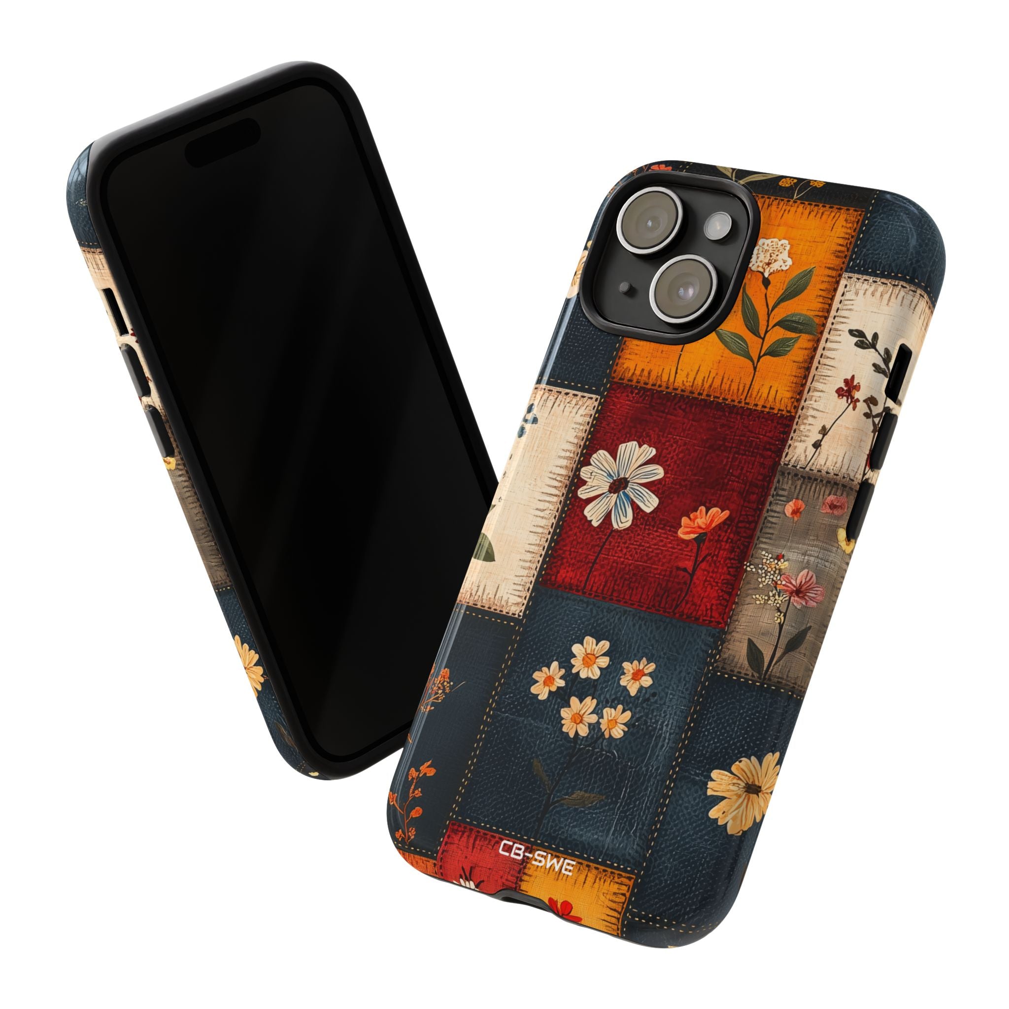 Floral Patches Bloom - iPhone Case