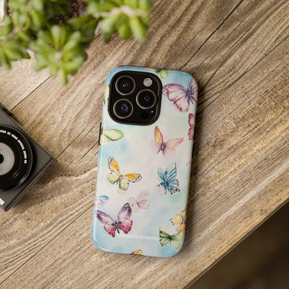 Watercolor Butterfly Bliss - Tough iPhone 16 Phone Case