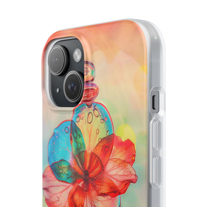 Ethereal Glass Flower iPhone 15 - Flexi Phone Case