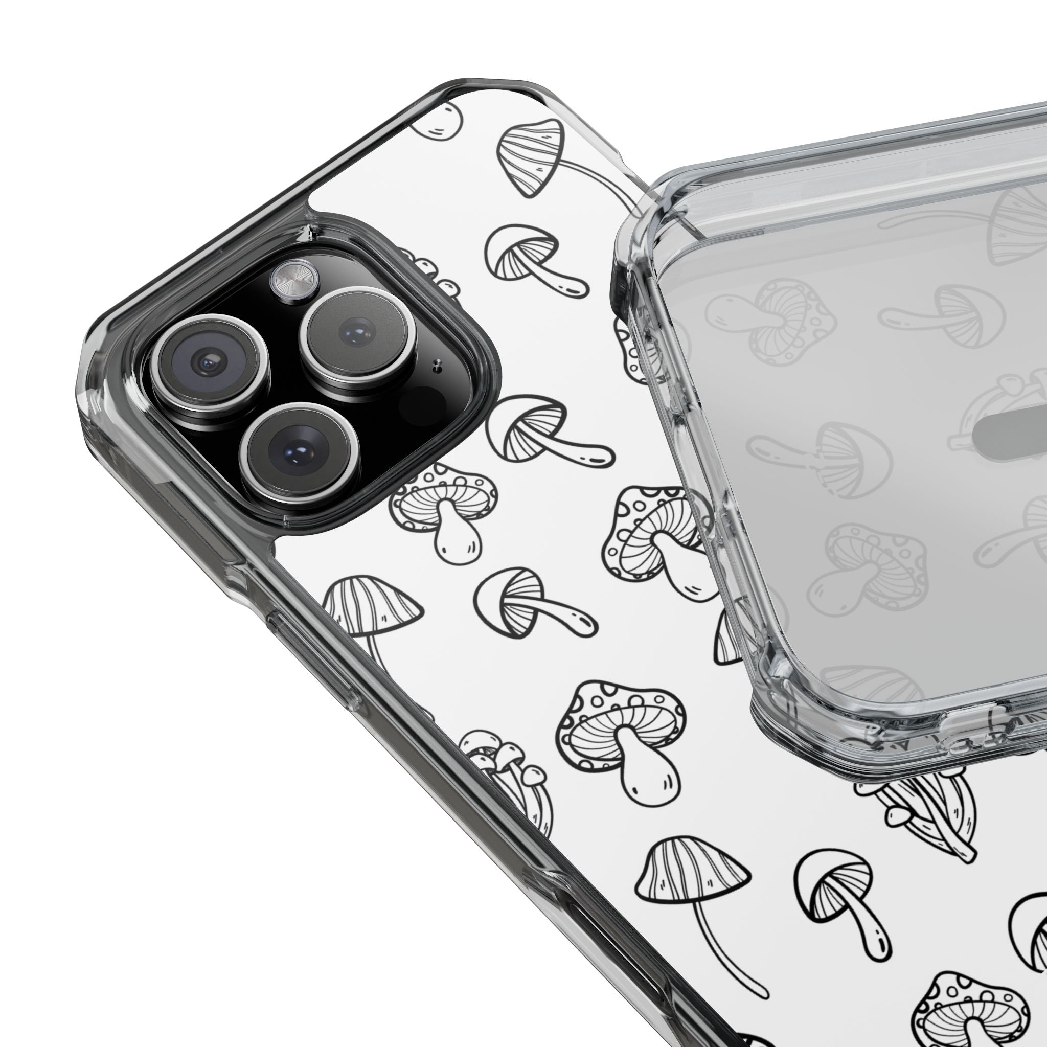 Mushroom Line Play iPhone Case - Impact