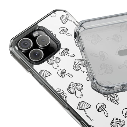 Mushroom Line Play iPhone Case - Impact