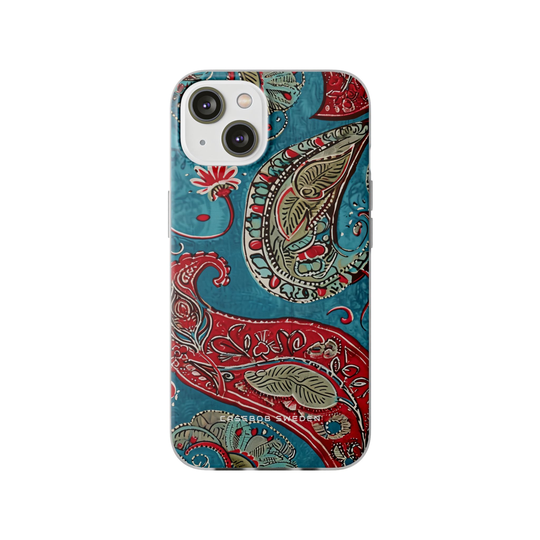 Vintage Paisley Elegance iPhone 14 - Flexi-Telefonhülle