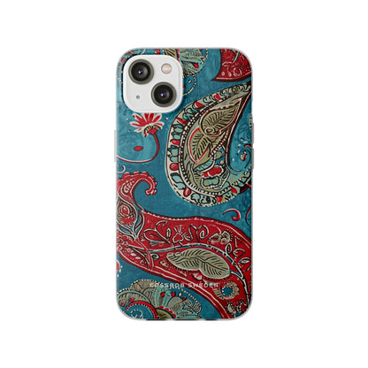 Vintage Paisley Elegance iPhone 14 - Flexi Phone Case