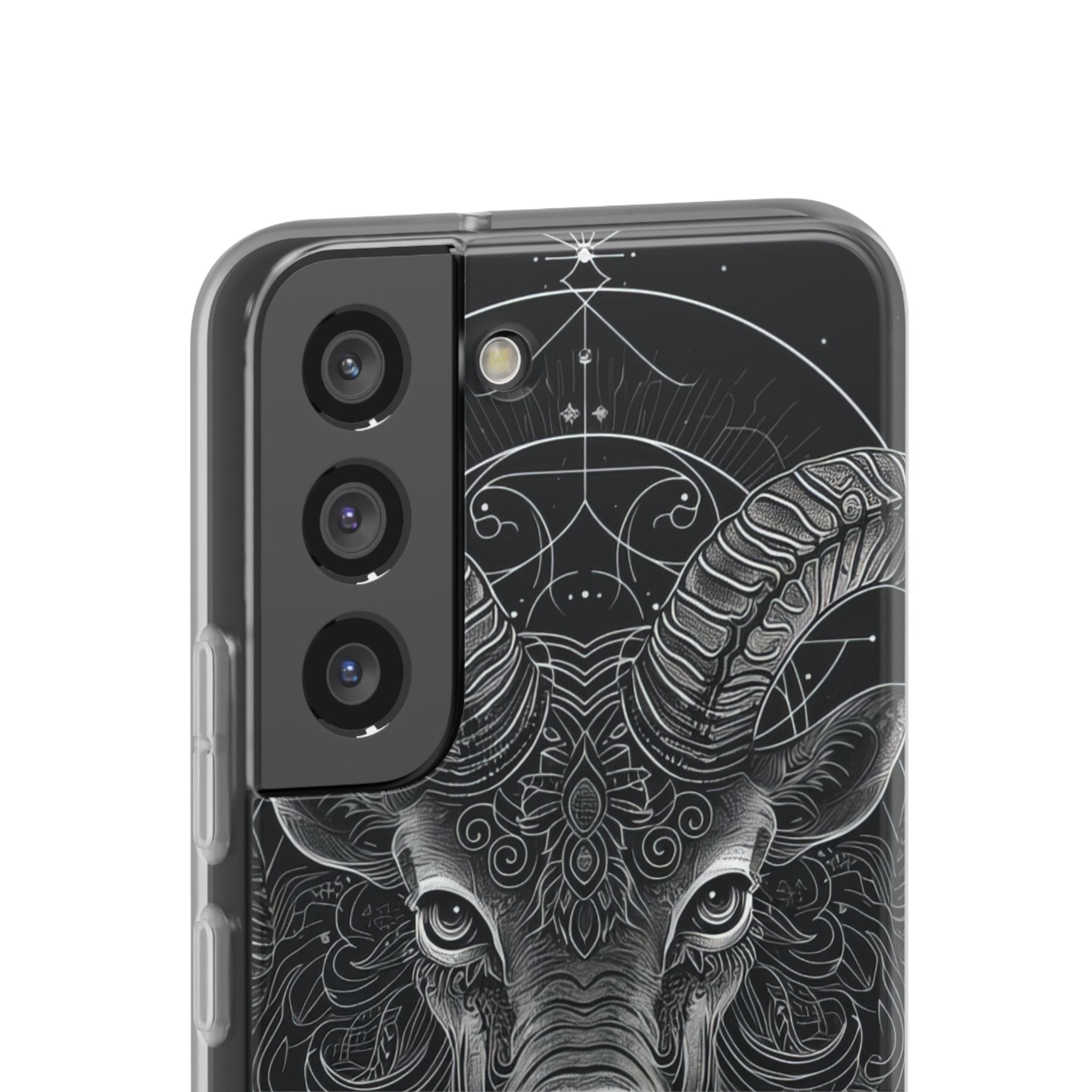 Mystic Ram Mandala | Flexible Phone Case for Samsung Galaxy