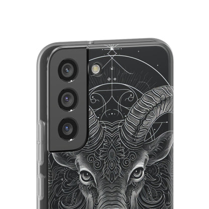 Mystic Ram Mandala | Flexible Phone Case for Samsung Galaxy