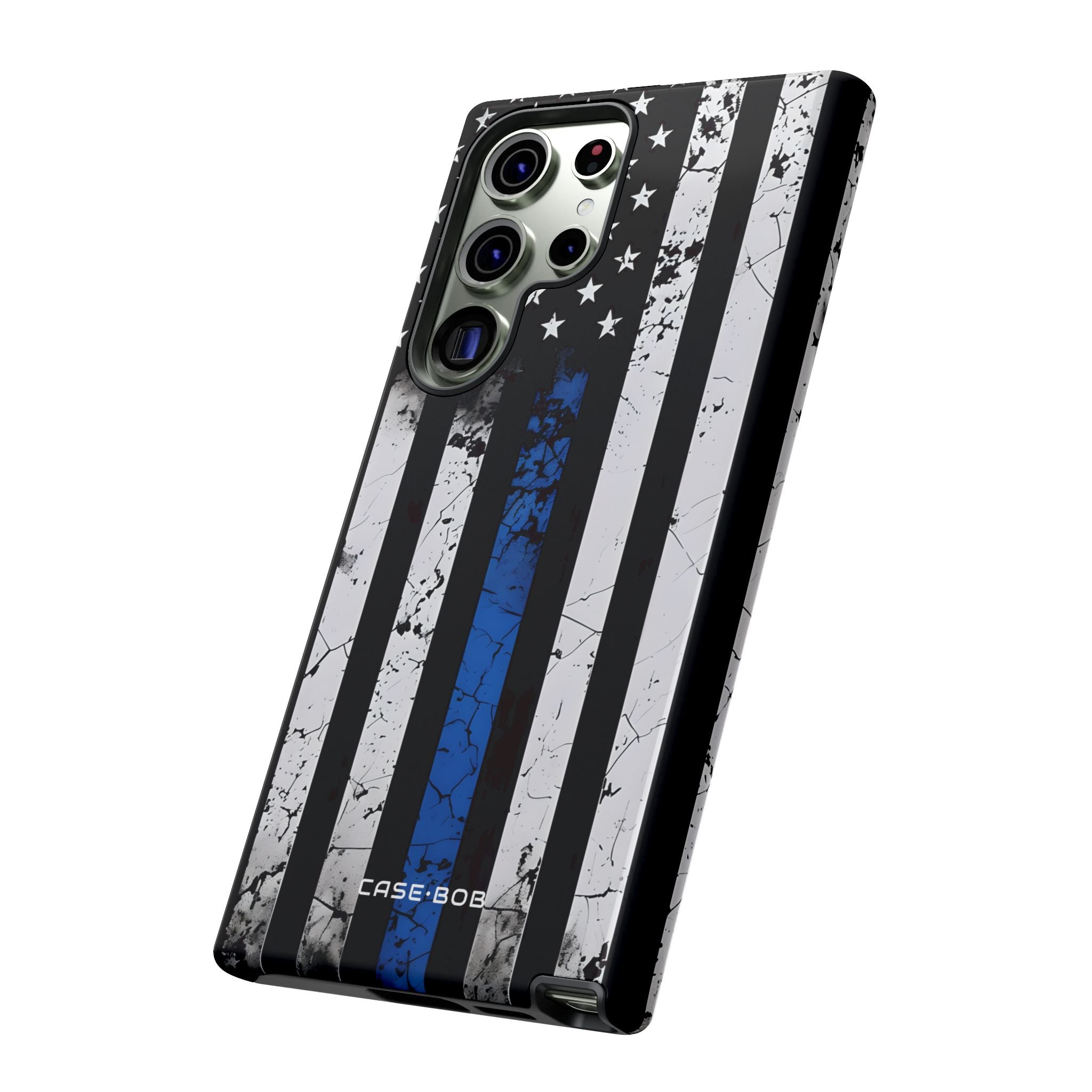 Blue Stripe Flag Samsung S23 Ultra Case - Tough