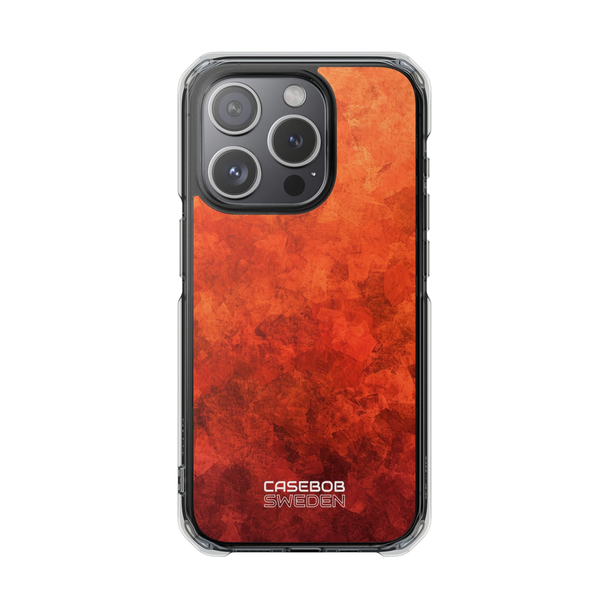 Strati d'Autunno Cremisi iPhone 15 - Impact Clear+