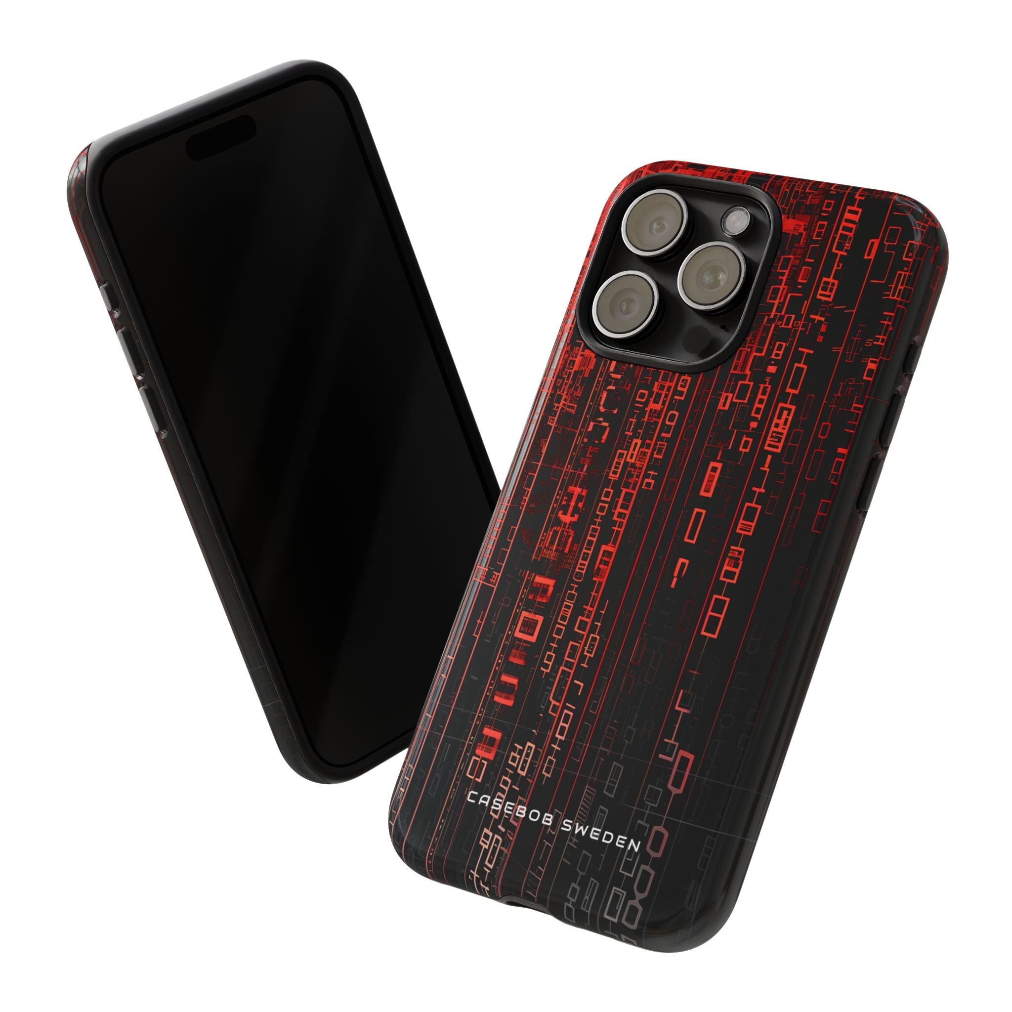 Gradient Cyberflux Network iPhone 15 - Tough Phone Case