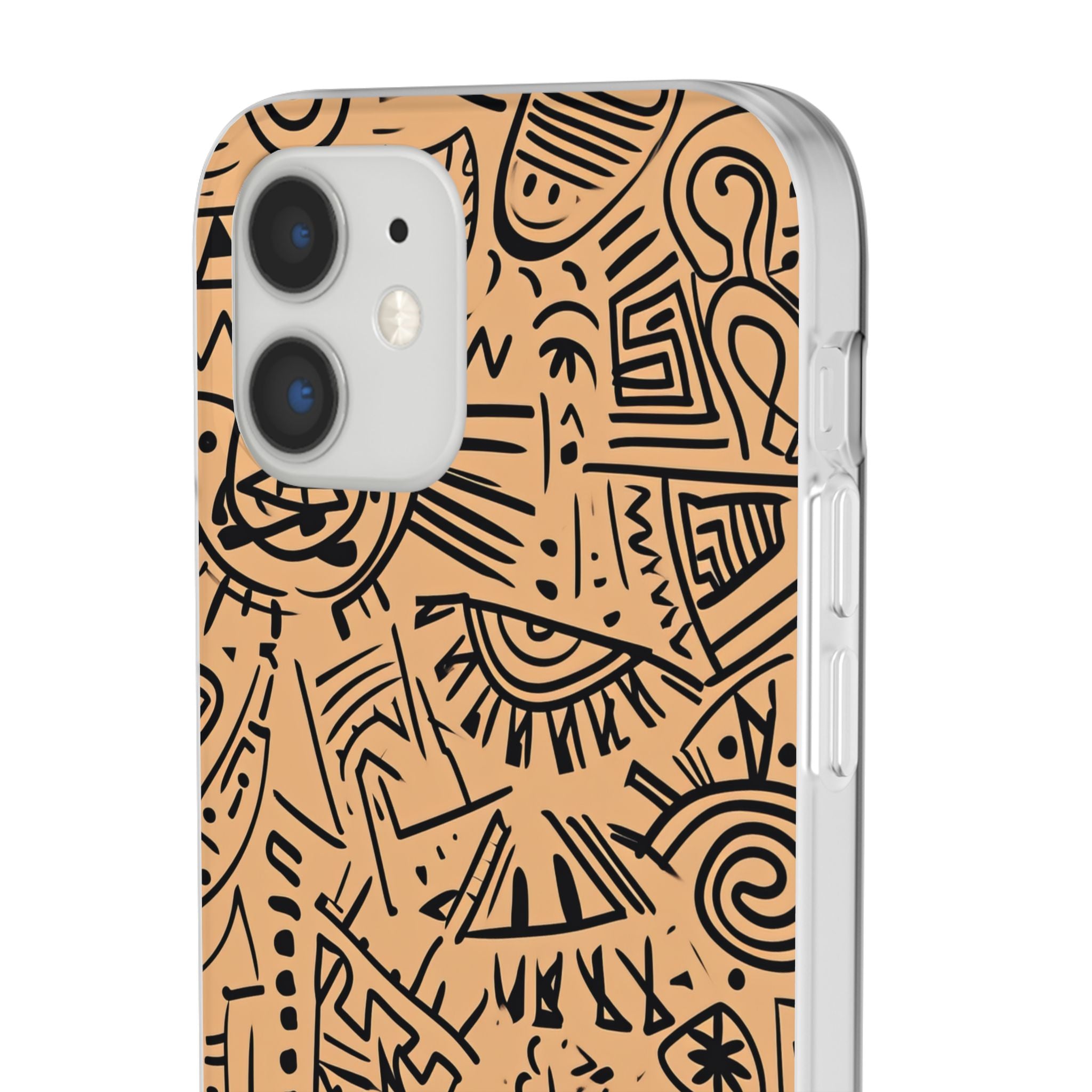 Mystic Tribal Geometry | Flexible Phone Case for iPhone