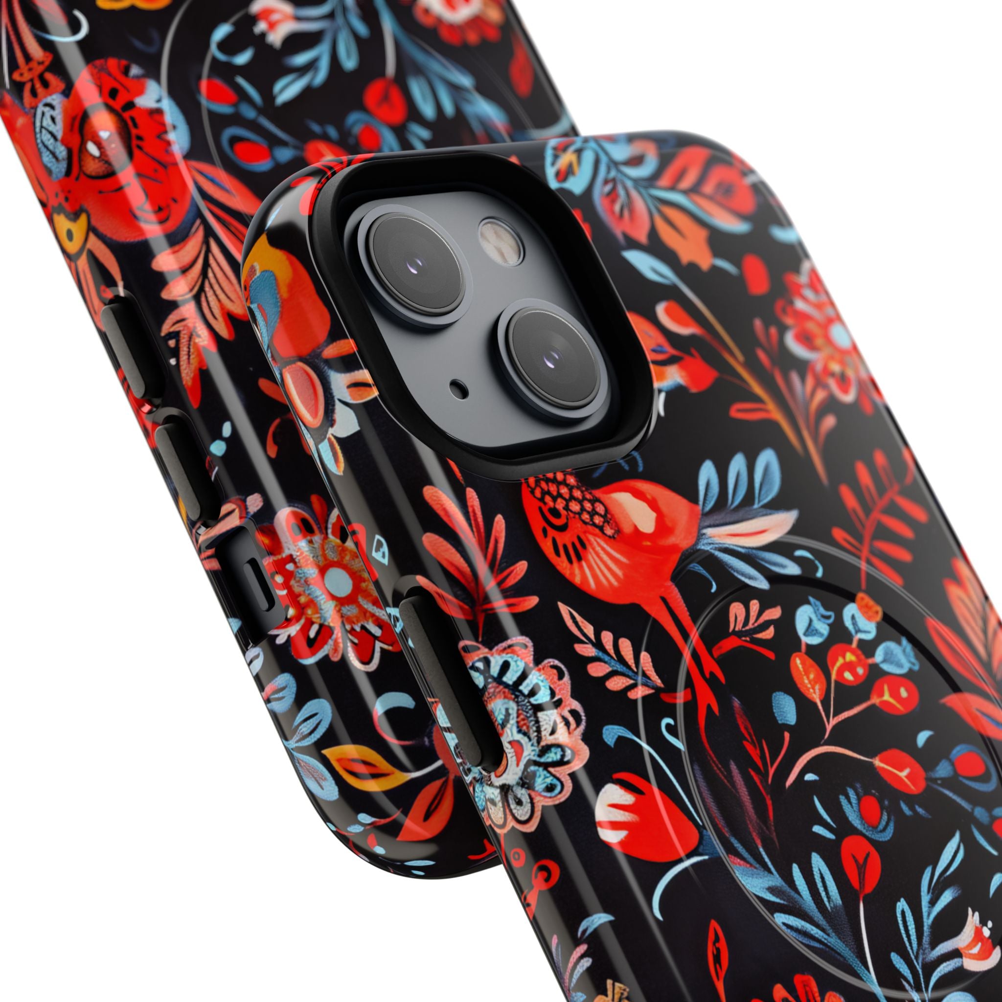 Vivid Birdscape iPhone 14 Case - Tough+
