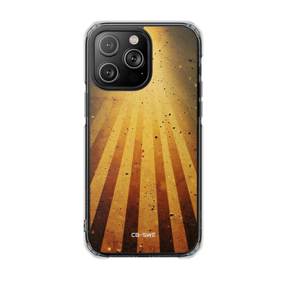 Golden Rays Emanate iPhone Case - Impact