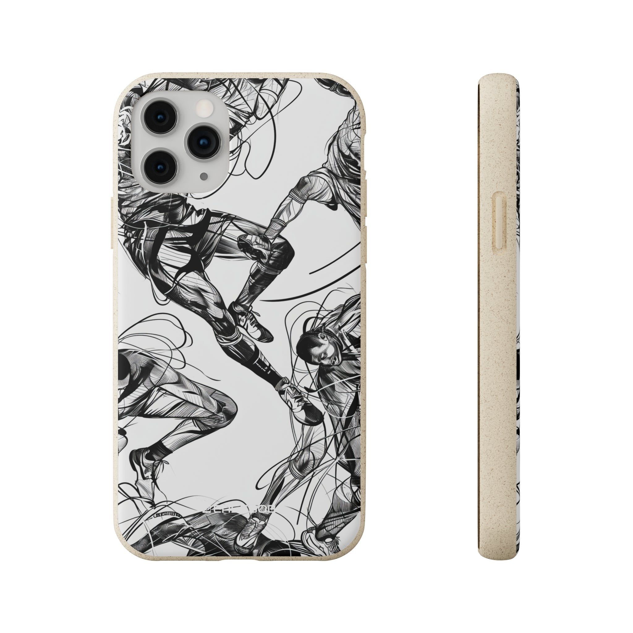 Dynamic Athletic Surrealism | Biodegradable Phone Case